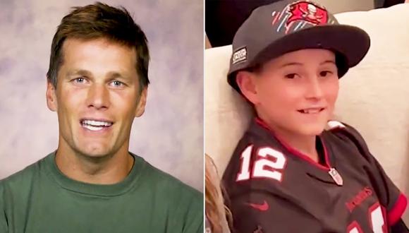 Tom Brady sorprende a niño sobreviviente de cáncer con boletos para el Super Bowl 2022. (Foto: Captura NFL)