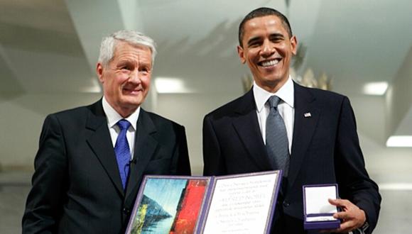 Un 8 de octubre del 2009, el presidente de Estados Unidos, Barack Obama, es designado Premio Nobel de la Paz por sus iniciativas diplomáticas a favor del desarme nuclear. (Reuters).