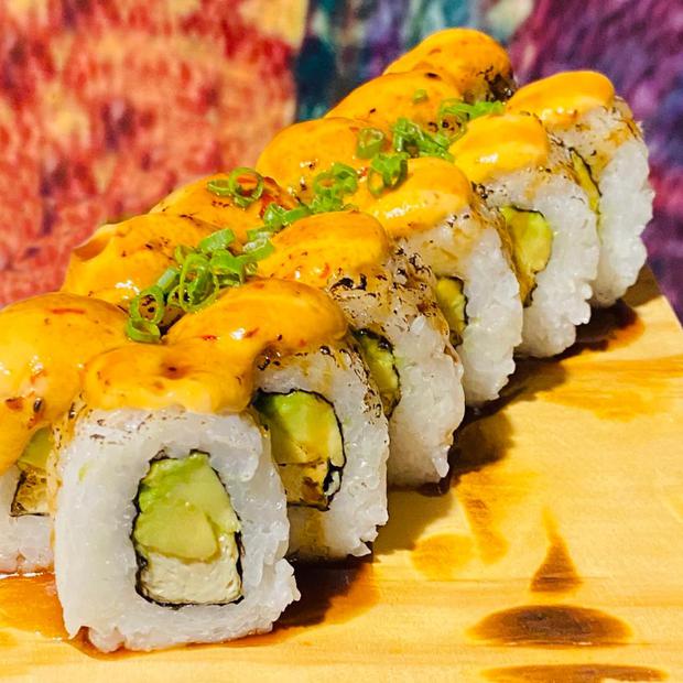 Fuego is one of their vegan makis.  It comes blown, has an intense and spicy flavor and a touch of sweetness.