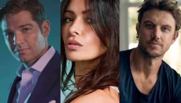 Mike Vogel, Sarah Shahi y Adam Demos son los actores principales en "Sexo/Vida" (Foto: Composición / Instagram)