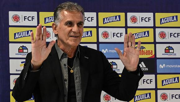 Carlos Queiroz es actualmente entrenador de la selección de Colombia. (Foto: AFP)