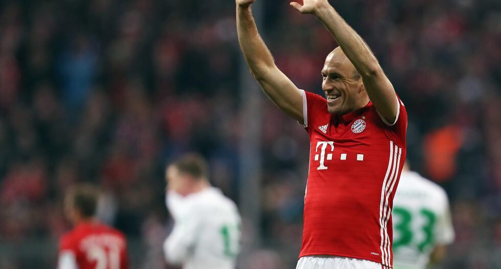 Bayern Munich decidió renovar el contrato del holandés Arjen Robben hasta el 2018. (Foto: Getty Images)
