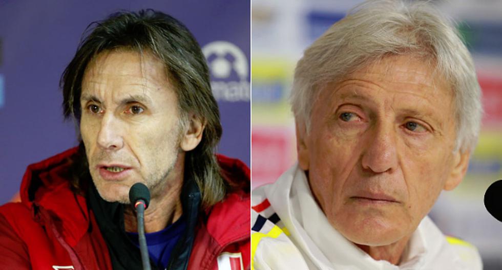 Ricardo Gareca y José Pekerman serán protagonistas de una batalla de táctica | Foto: Getty Images