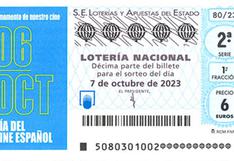 Lotería Nacional del sábado 7 de octubre: comprobar sorteo y décimos