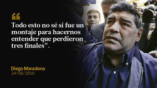 Diego Maradona y sus recientes frases sobre Lionel Messi