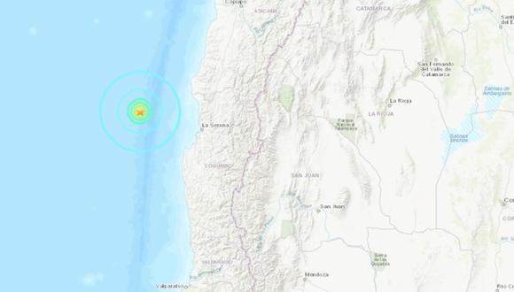 Chile: Sismo de magnitud 5,7 sacude la región de Coquimbo. (Foto: Captura)
