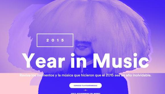 Spotify te muestra tu año musical con "Year in Music"
