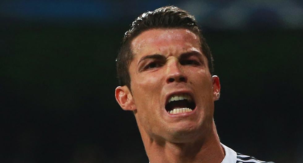 Cristiano Ronaldo muy enojado con la prensa. (Foto: Getty Images)