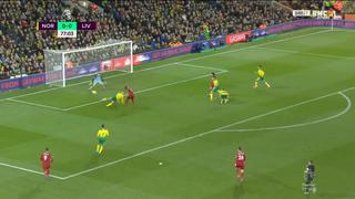 Liverpool vs. Norwich City: Sadio Mané anotó el 1-0 a los 78′ tras un zurdazo en el área  | VIDEO 