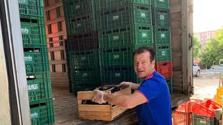 Dunga recolectó 10 toneladas de alimentos para donar a los afectados por el coronavirus | VIDEO