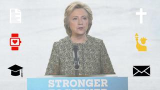 Edad, peso y religión: Hillary Clinton en una foto interactiva