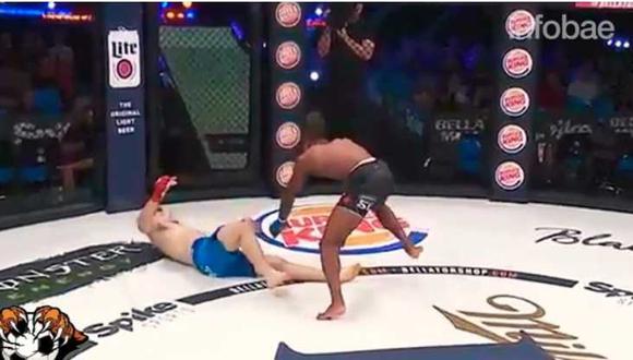 El video del espectacular nocaut producido en MMA viene siendo viral en la red social Facebook. (Foto: captura)