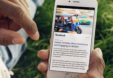Facebook priorizará publicaciones de noticias que carguen más rápido