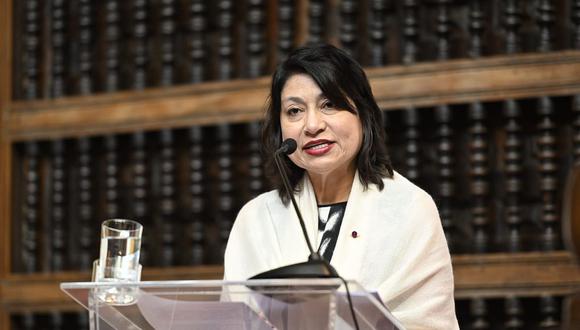 La canciller Ana Cecilia Gervasi anunció medidas adoptadas por el Perú. (Foto: Cancillería)