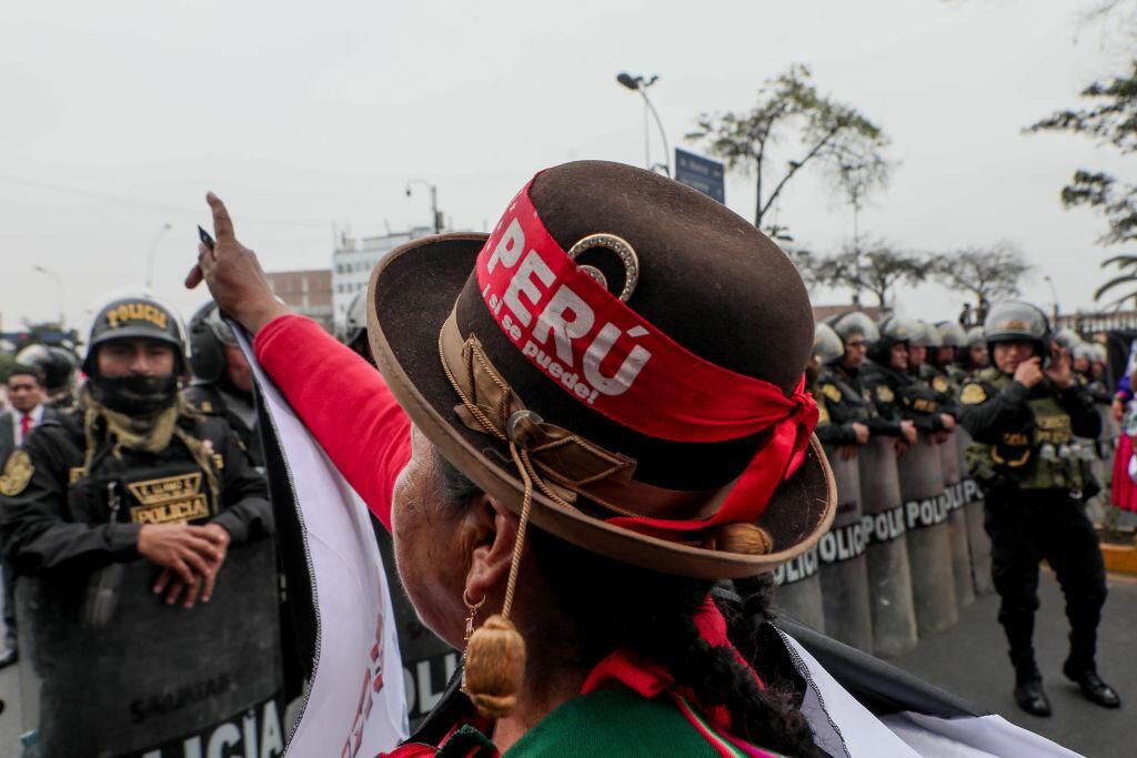 Peru has suffered numerous anti-government protests in recent months.  (GETTY IMAGES).
