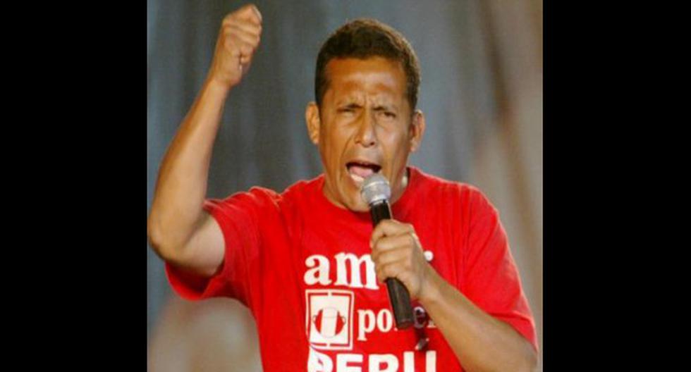 Ollanta Humala en su etapa como candidato presidencial.