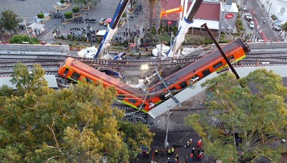 México: línea 12 del metro reabrirá tras accidente mortal. (Foto: EFE/Sáshenka Gutiérrez)