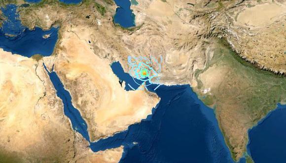 Terremotos en Irán de magnitudes 6,4 y 6,3 dejan al menos un muerto y 8 heridos. (USGS).
