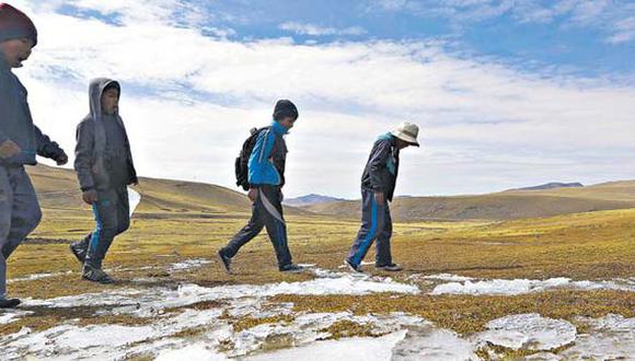 Arequipa: 30 distritos soportan temperaturas de 18° bajo cero