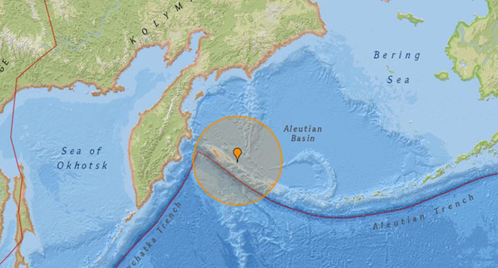 Un terremoto de magnitud 7,7 ha sido registrado en la costa de la península de Kamchatka, en el este de Rusia, la mañana de este martes (hora local). (Foto: earthquaketrack.com)
