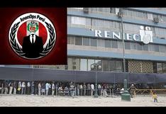 Anonymous Perú revela que tiene toda la base de datos del RENIEC