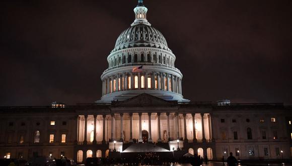 Congreso de Estados Unidos aprueba presupuesto con 14.000 millones de dólares para Ucrania. (NICHOLAS KAMM / AFP).