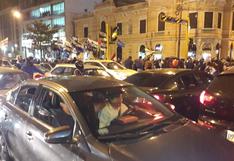 Centro Histórico: reportan congestión por marcha contra Pedro Chávarry | FOTOS