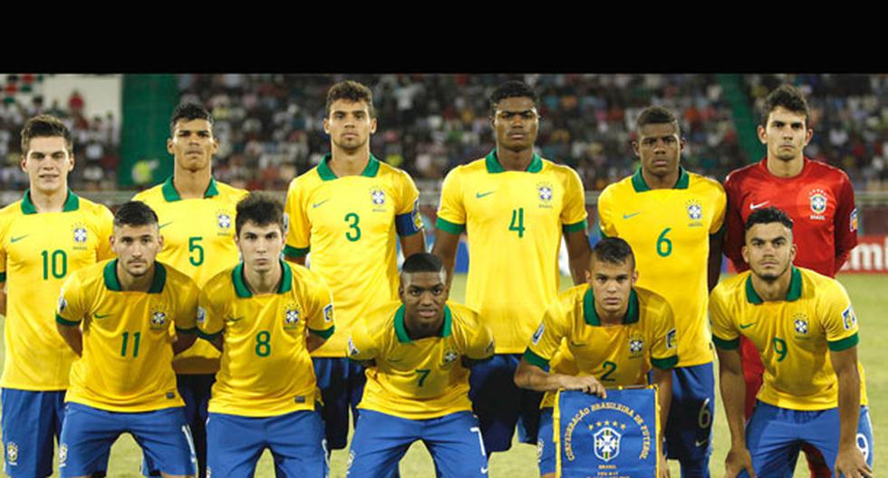 La selección de Brasil Sub 20 viajó a Uruguay. (Foto: Difusión)
