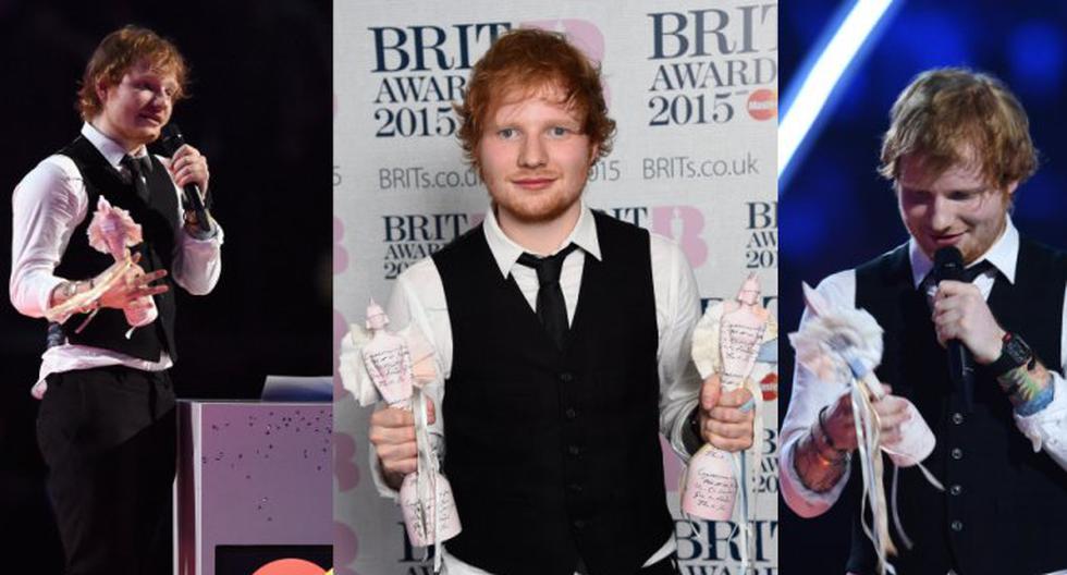 Ed Sheeran se alza como el gran ganador de los Brit Awards. (Foto: Getty Images)