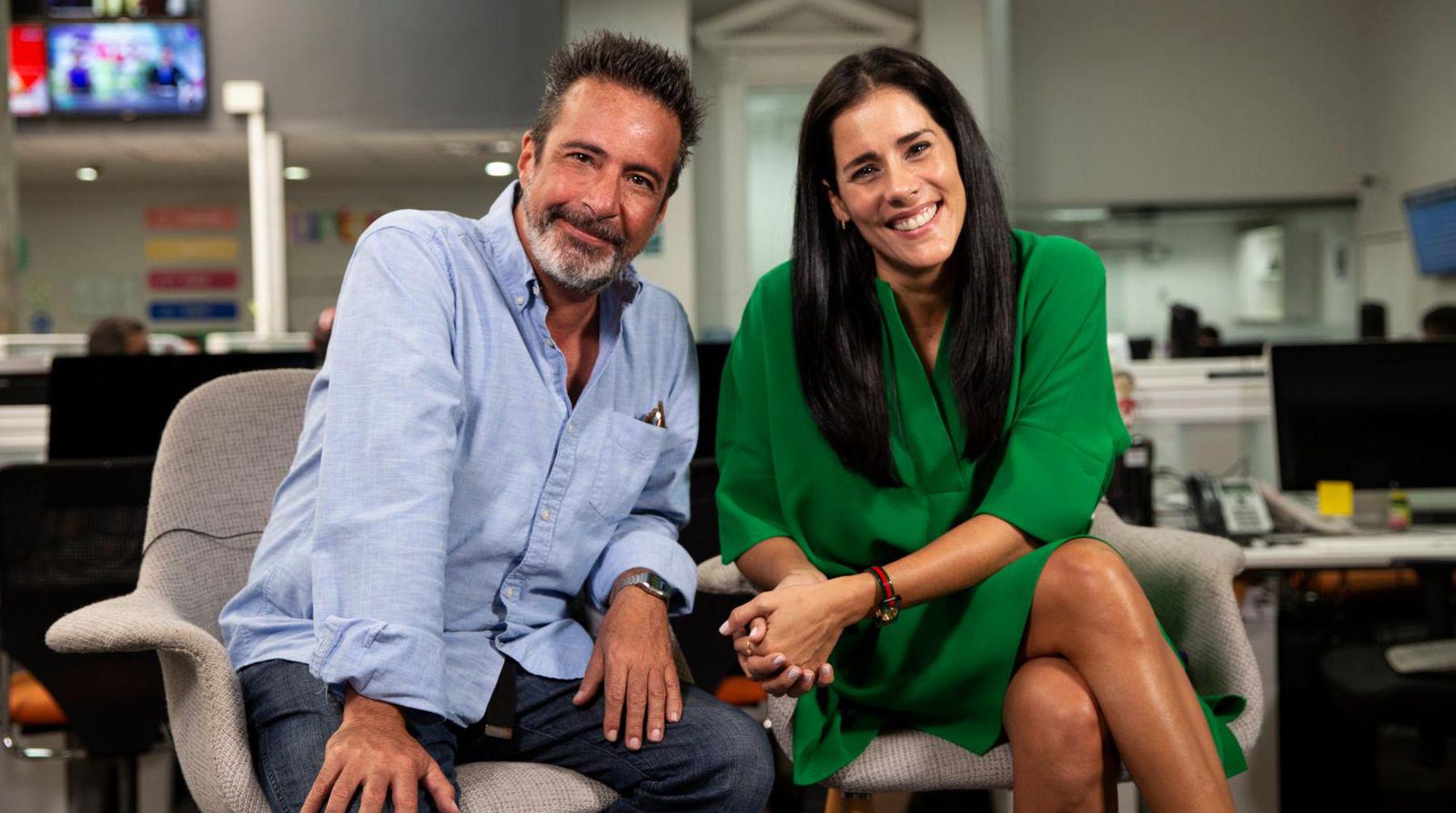 Carlos Carlín y Gianella Neyra coincidieron en cintas como "A los 40" y "Locos de Amor". (Foto: Jose Rojas / El Comercio).