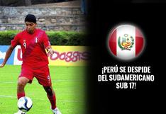 Sudamericano Sub 17: Perú cae goleado y es eliminado