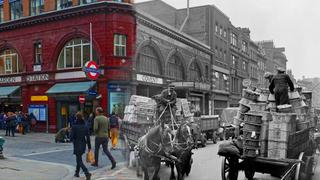 Lanzan una app que fotografía el pasado y presente de Londres