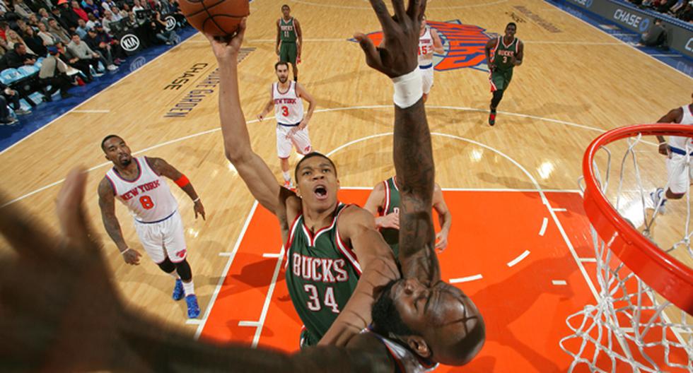 Los Bucks vencieron a los Knicks. (Foto: Getty Images)