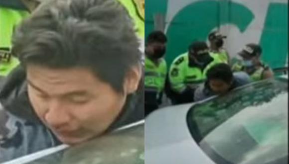 Diego Sandy Macuyama apuñaló a una mujer policía el último sábado, en Comas. (Captura: TV Perú)