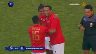 Con Ronaldinho, Cienciano goleó 3-0 a Sporting Cristal en Cusco