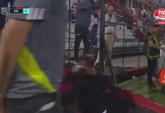 Beccacece gritó gol en rostro del técnico rival y luego fue tomado del cuello | VIDEO