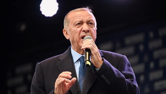 Recep Tayyip Erdogan, presidente de Turquía. (Foto: OZAN KOSE / AFP)