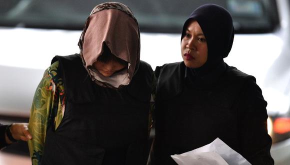 Involucradas afrontan la pena capital en caso de ser halladas culpables del suceso que Corea del Sur atribuyó a agentes norcoreanos. (Foto: AFP)