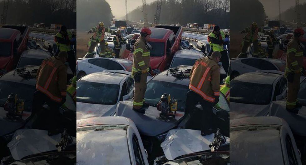 La sargento Michelle Anaya dijo en un comunicado que el accidente, que se produjo alrededor de las 7:51 del domingo. (York-Poquoson Sheriff's Office)