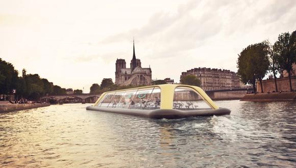 De hacerse realidad el proyecto, este barco podr&iacute;a cambiar la forma c&oacute;mo los parisinos suelen ejercitar y disfrutar de su ciudad. (Foto: Carlo Ratti Associati)