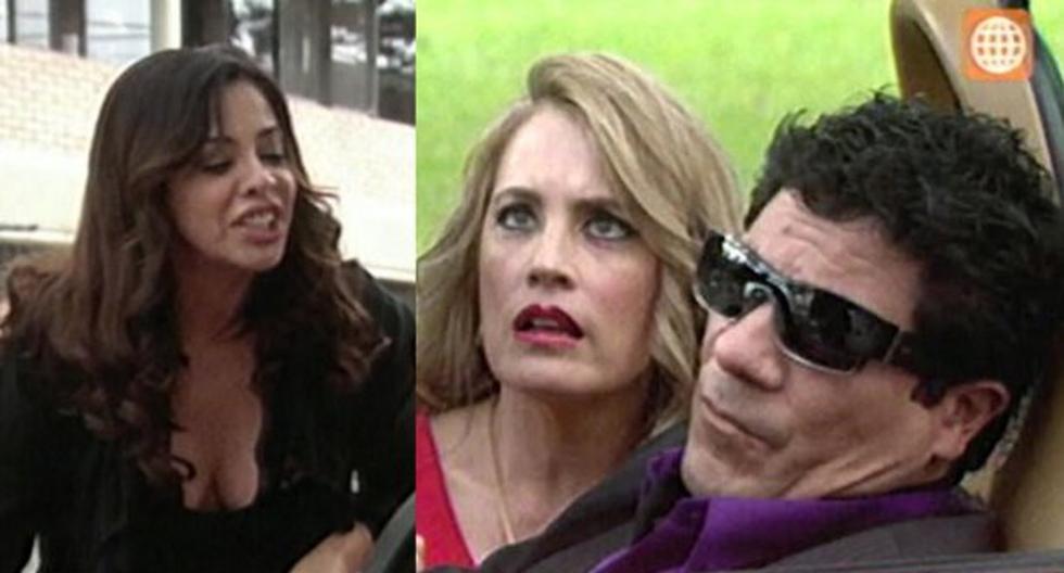 Reina le pidió el divorcio a Luchito tras encontrarlo con Bárbara Aurich. (Foto: Captura América TV)