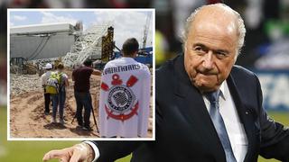 Blatter expresó “profunda tristeza” por tragedia en estadio de Brasil