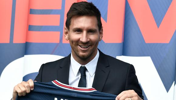 Lionel Messi agradeció al PSG: “Todo fue muy rápido, me trataron muy bien, soy feliz aquí”. (Foto: AFP)