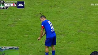 Cruz Azul vs. Atlas: golazo de Adrián Aldrete para abrir el marcador en el estadio Azteca | VIDEO