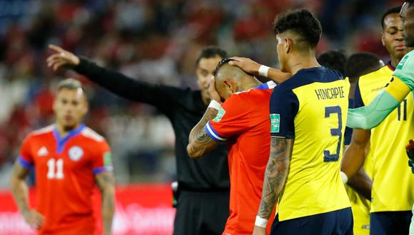 Chilevisión EN VIVO transmite el partido entre Chile y Ecuador por la jornada 14 de las Eliminatorias a Qatar 2022. FOTO: AFP