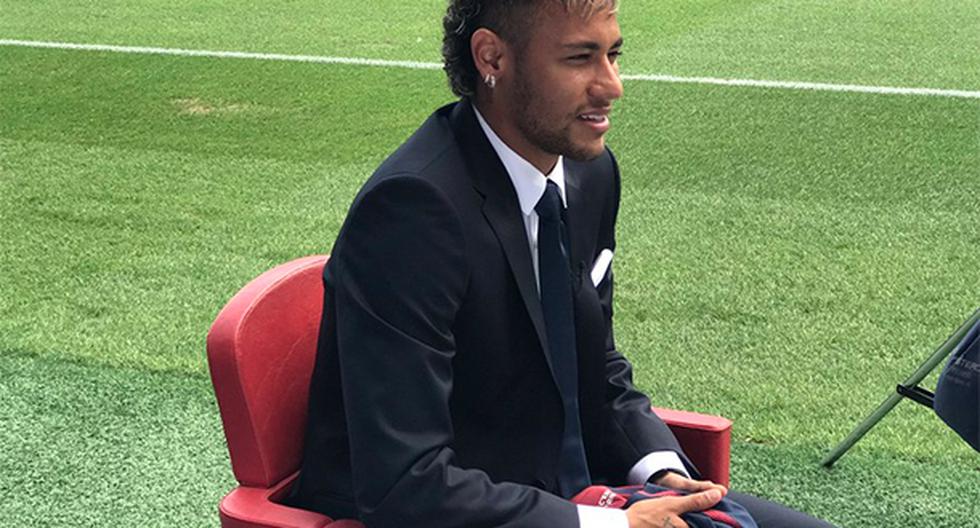 La presentación oficial de Neymar en el PSG se realizó este viernes con gran expectativa de la prensa internacional. (Foto: PSG)