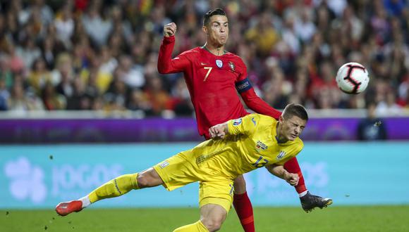 Portugal vs. Ucrania EN VIVO EN DIRECTO: con Cristiano Ronaldo, se enfrentan por las Eliminatorias de la Euro 2020. (Foto: EFE)
