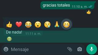 WhatsApp: ¿cómo agregar otros emojis a las reacciones del chat? 