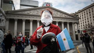 Argentina: primera protesta contra el confinamiento por COVID-19 | FOTOS