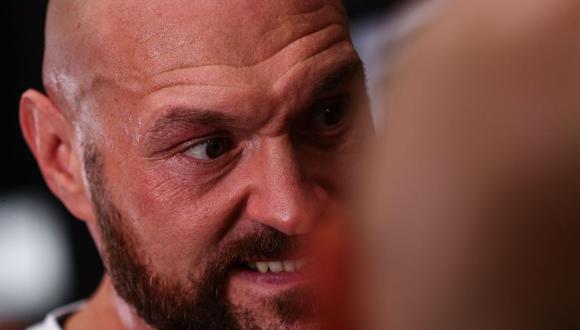Fury defiende su título peso pesado de la CMB ante Dillian Whyte. (Foto: AFP)